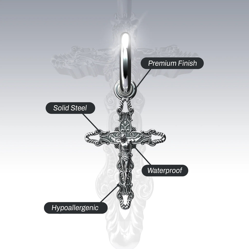 CRUCIFIX CROSS EARRING