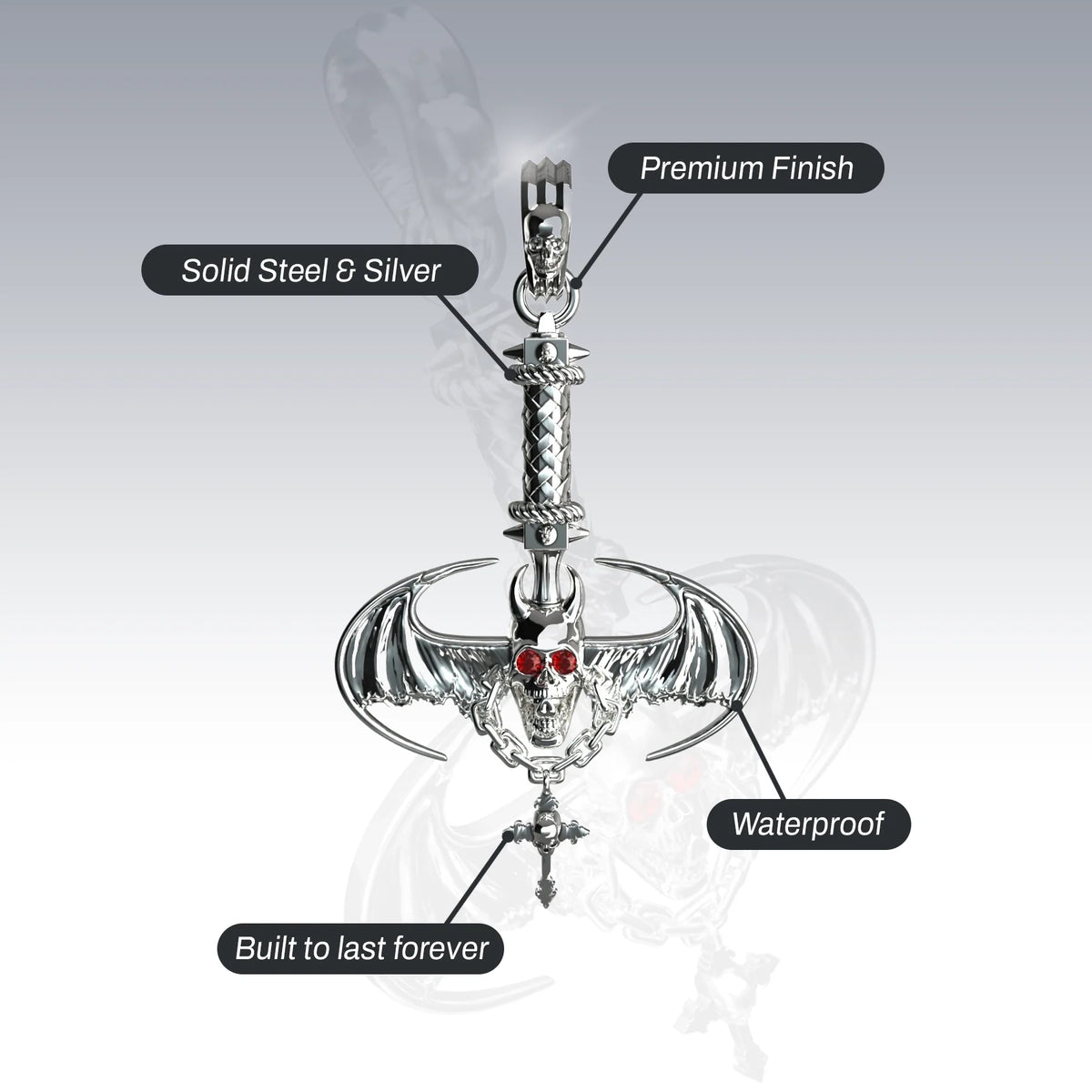 DAISY BATTLE AXE PENDANT