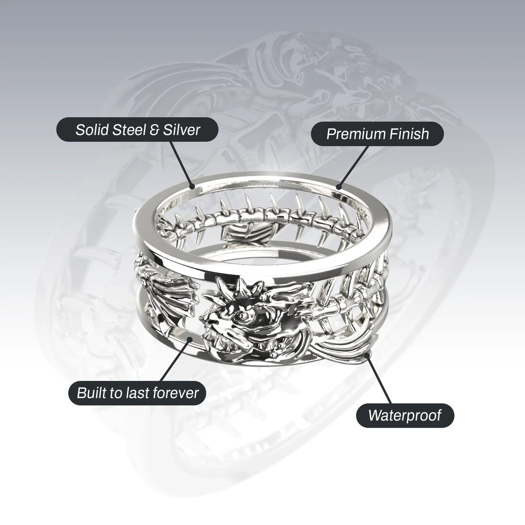 FISH SKELETON RING