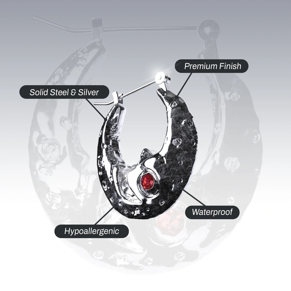 LUNA HOOP EARRING