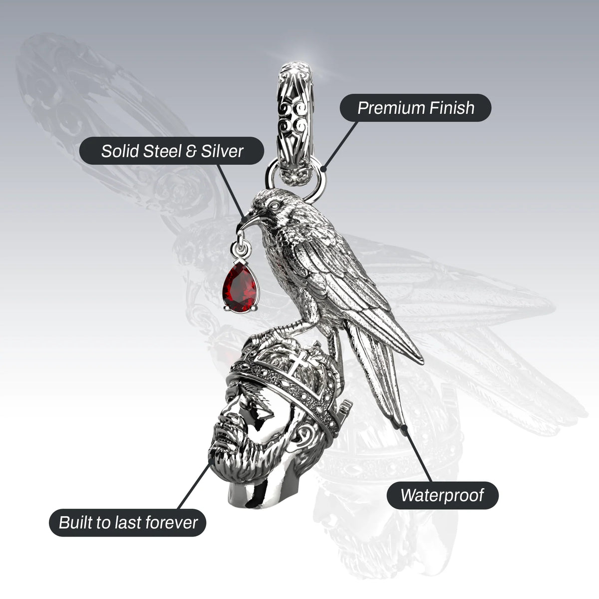 EAT THE RICH PENDANT