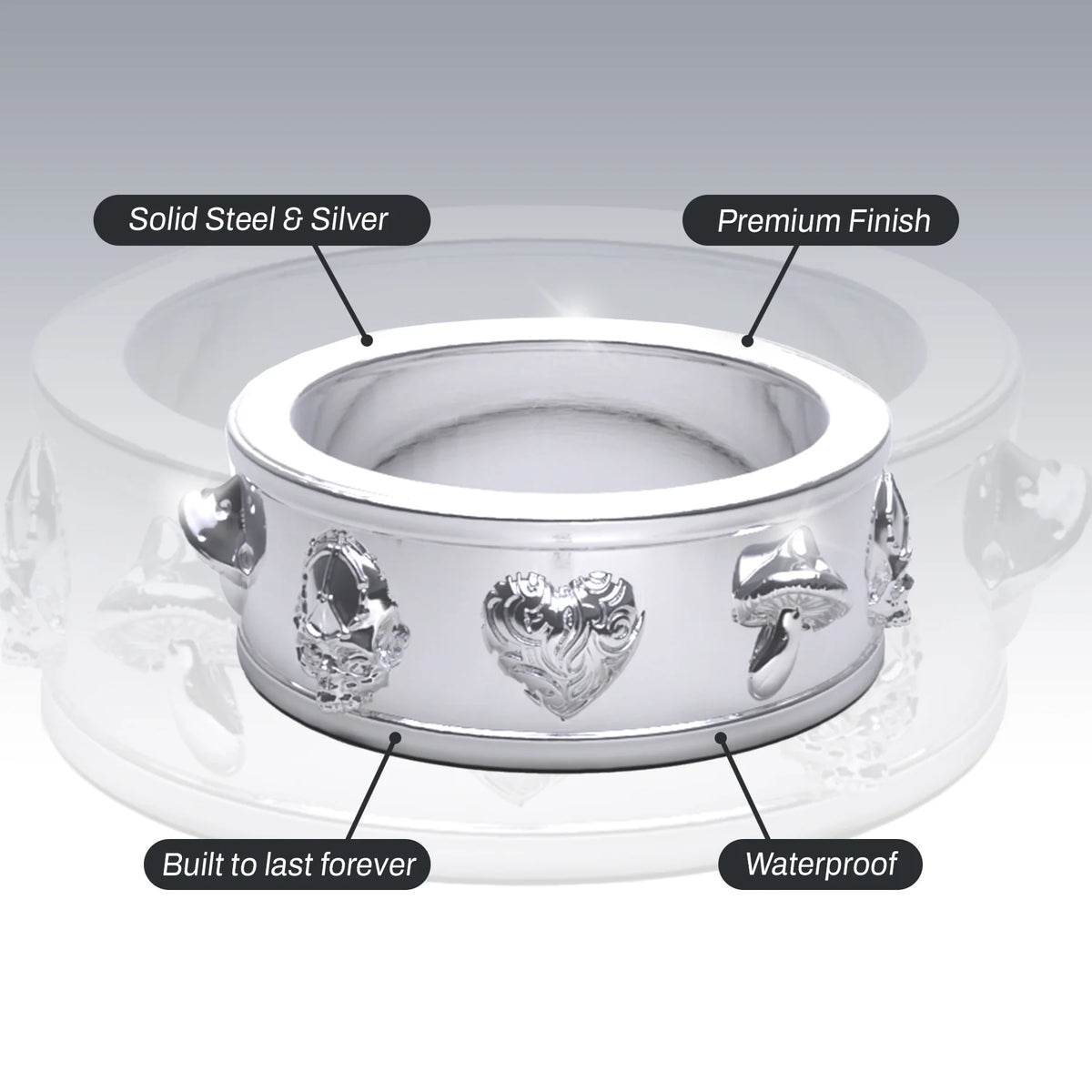 PSYCHEDELIC LOVE RING