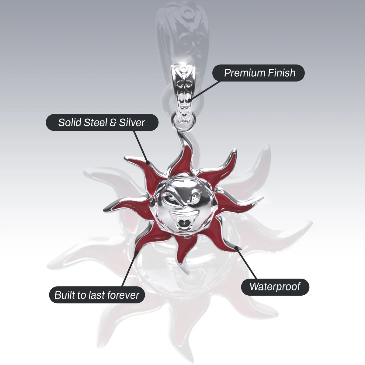 SUNNY THE SOMBER SUN PENDANT