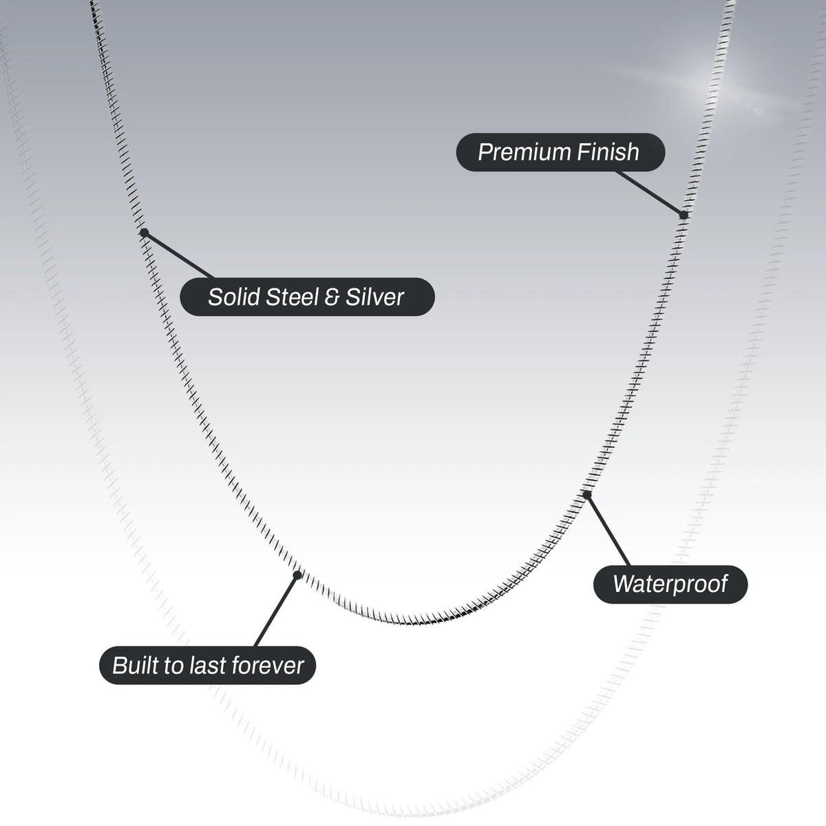 STAINLESS STEEL REAL SNAKE CHAIN