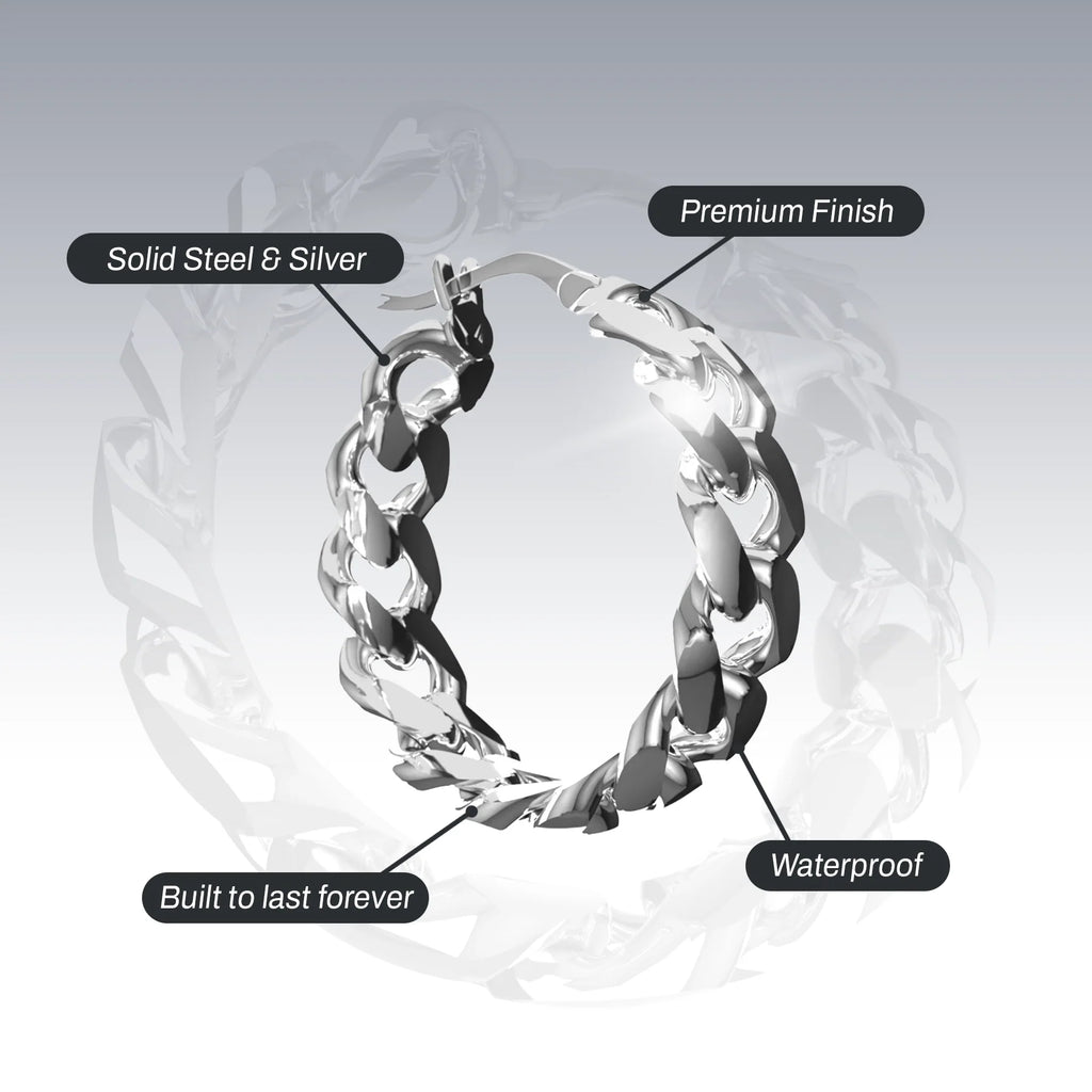 CUBAN HOOP EARRINGS