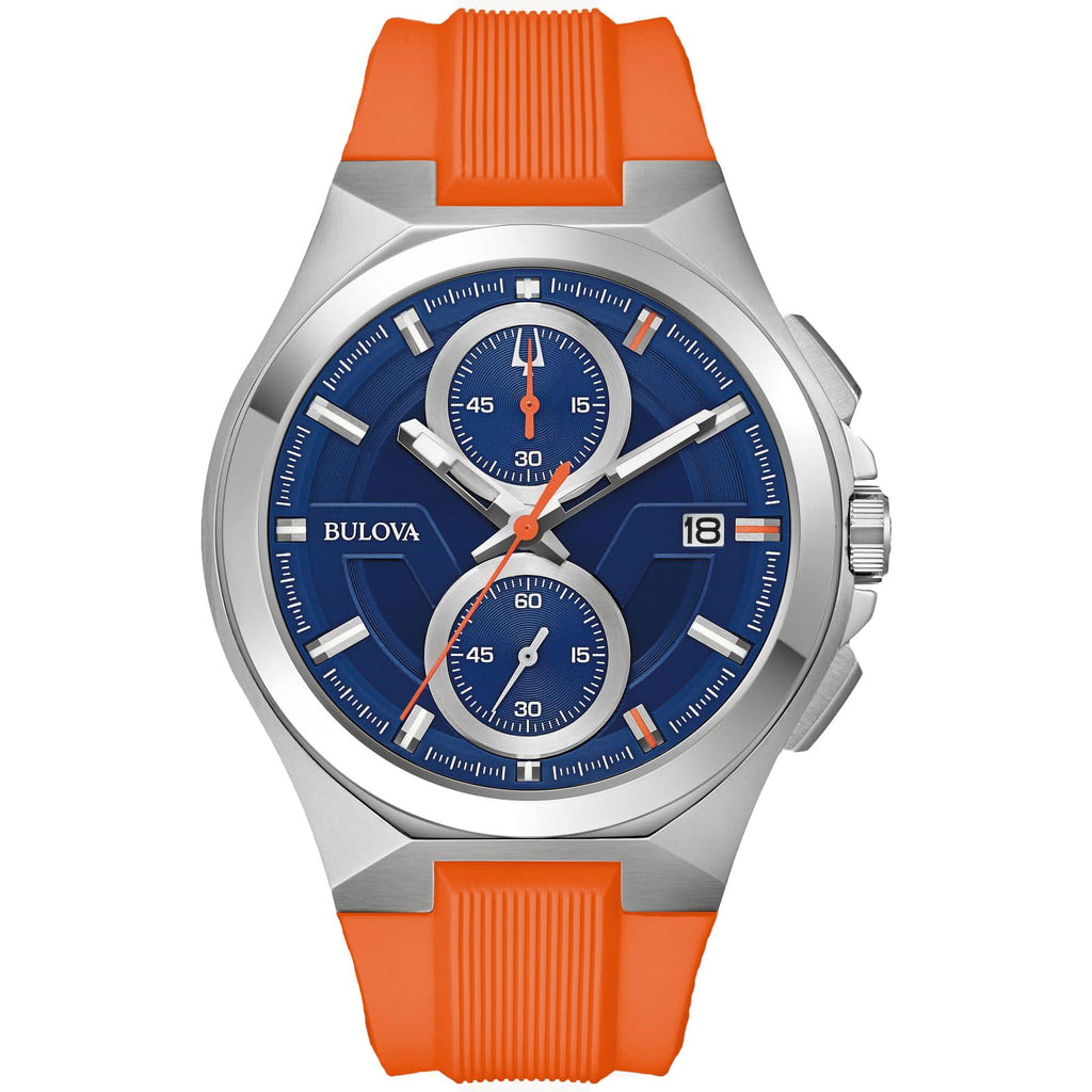 Bulova Men's Maquina Blue Dial Watch