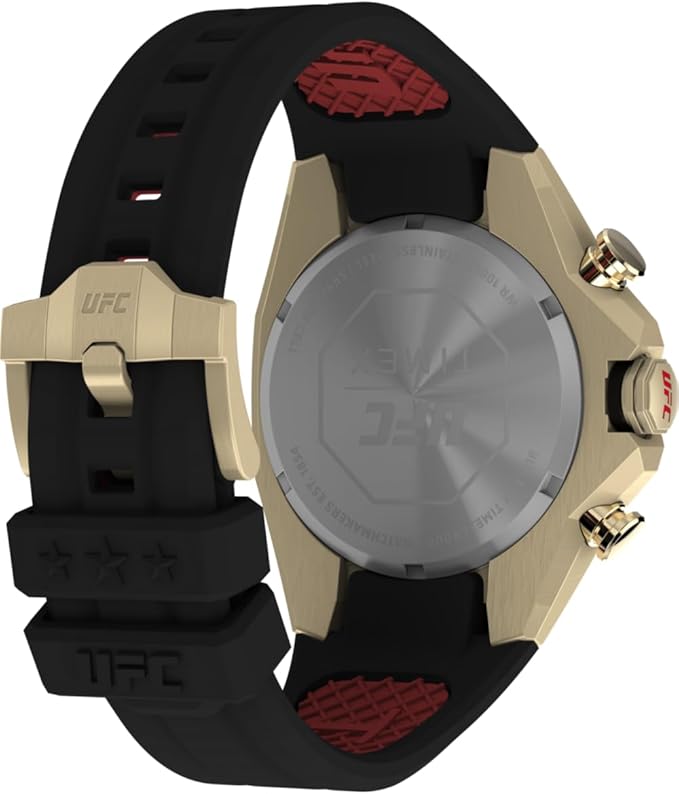 Timex UFC Pro Quartz Chronograph Silicone Mens Watch