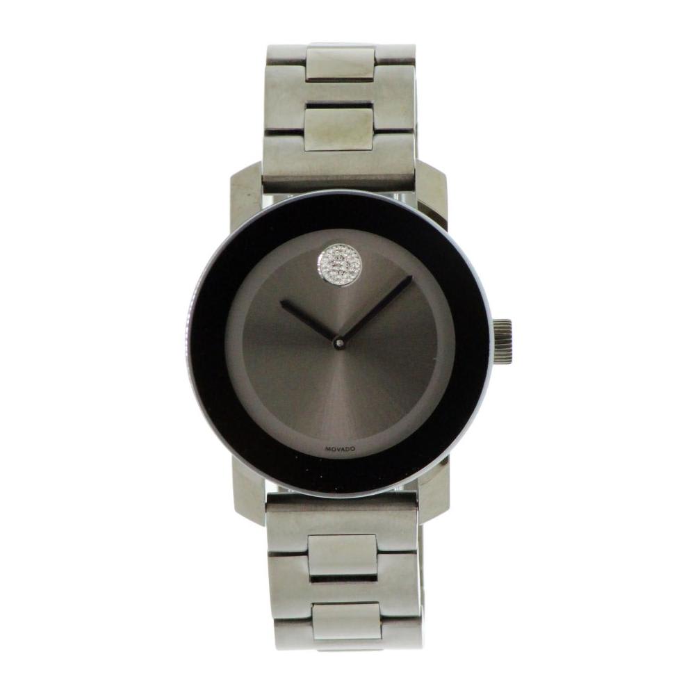 Movado Bold Medium Gray Ion Unisex Watch
