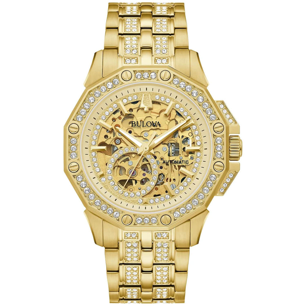 Bulova Men's Octava Gold Dial Watch