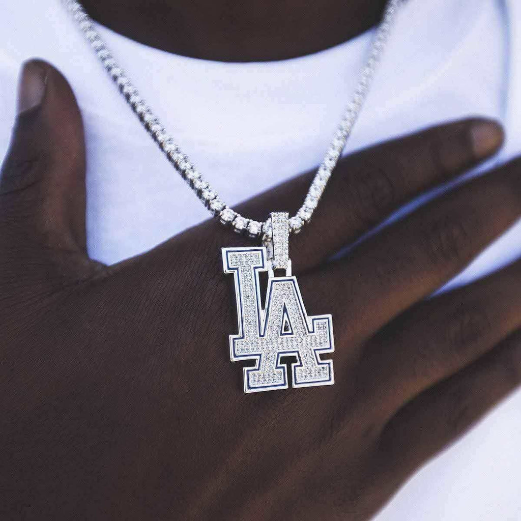 Los Angeles Dodgers Official MLB Logo Pendant