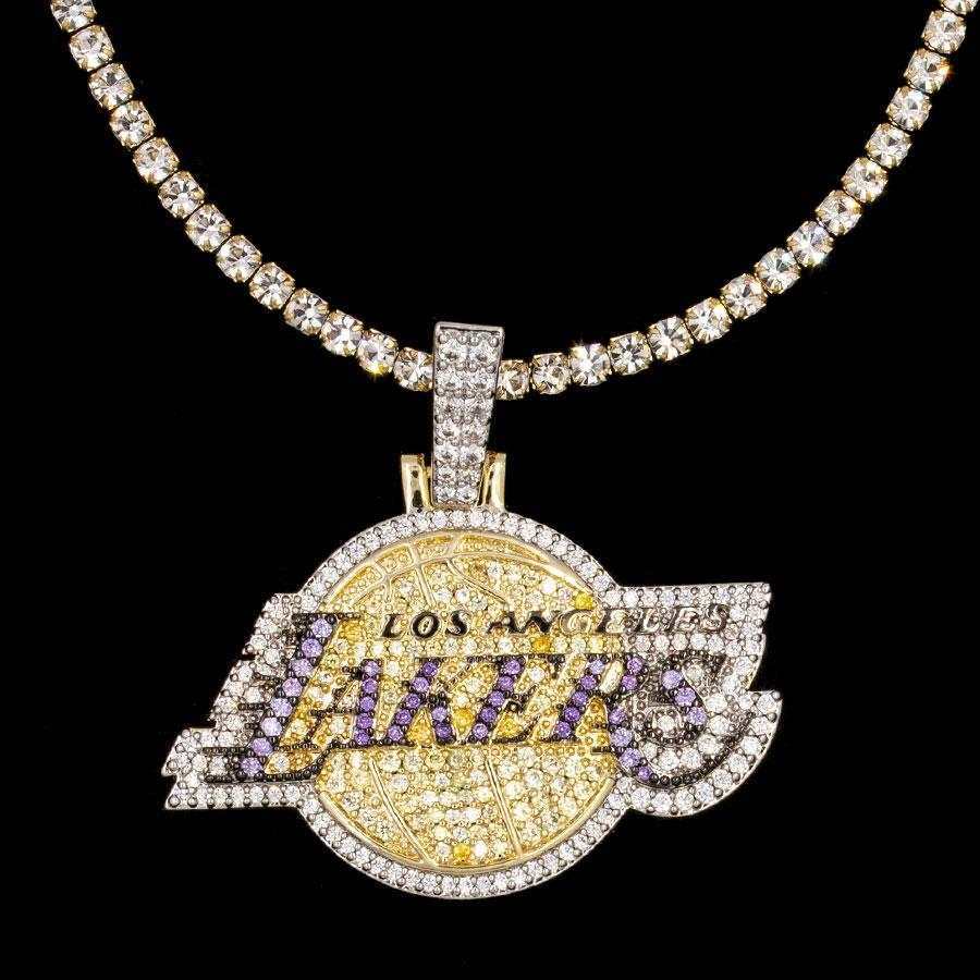 Los Angeles Lakers Official NBA Logo Pendant