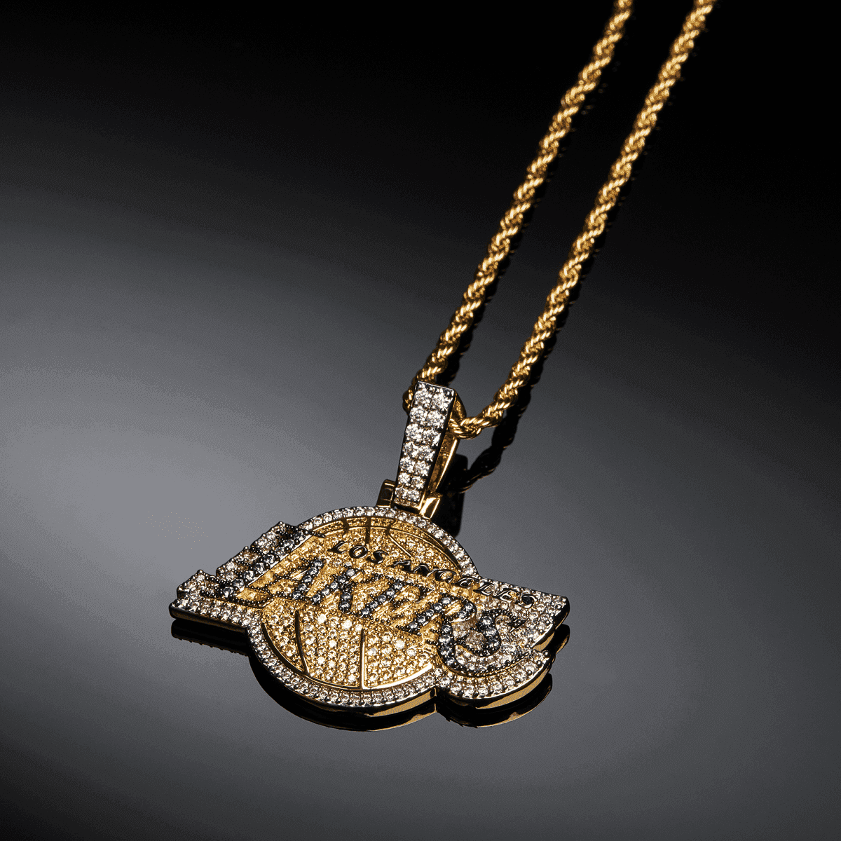 Los Angeles Lakers Official NBA Logo Pendant