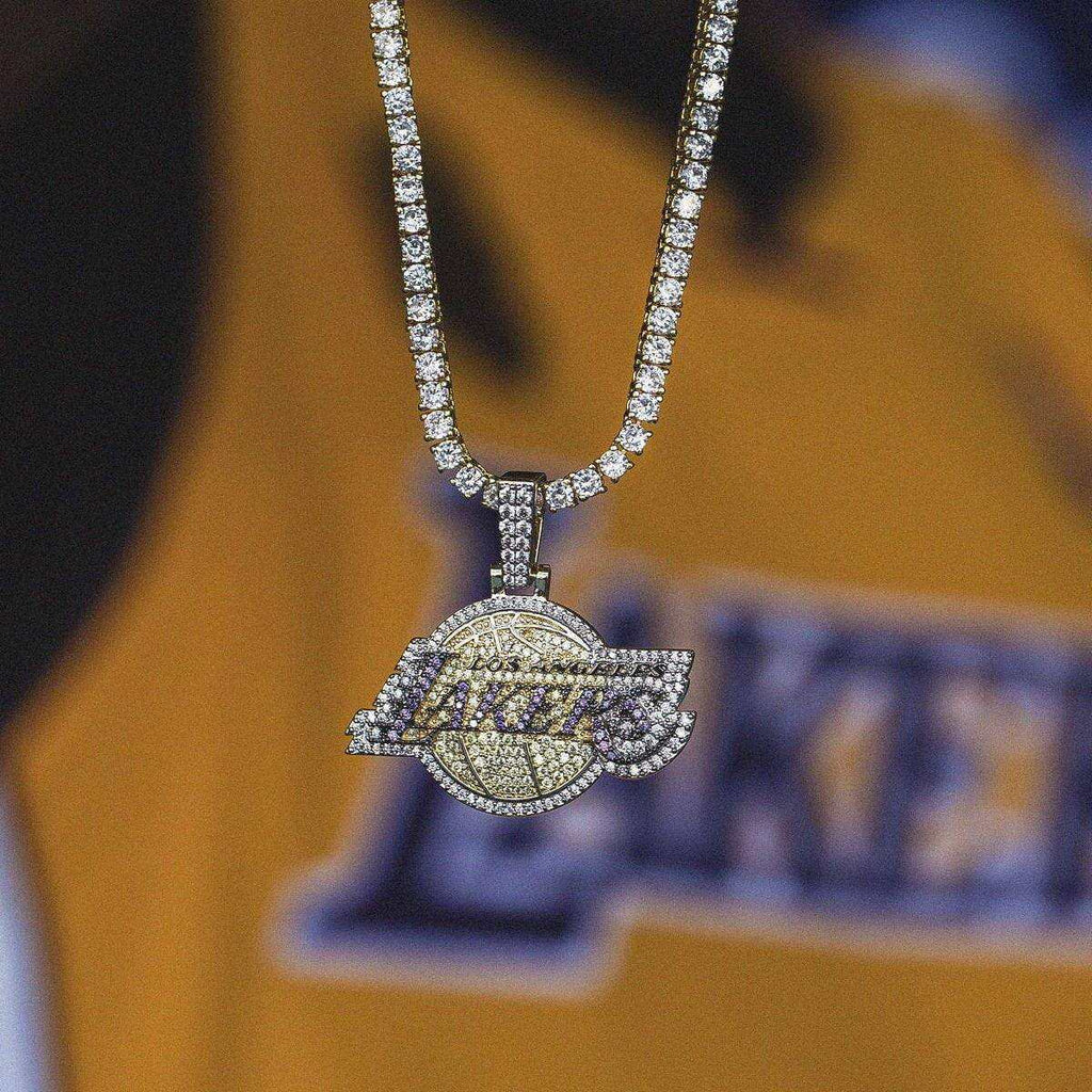Los Angeles Lakers Official NBA Logo Pendant
