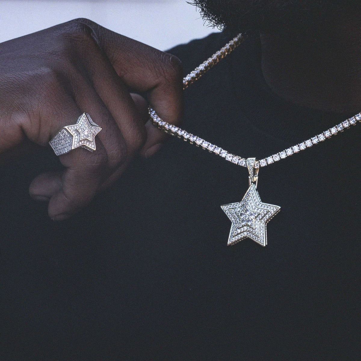 Layered Star Pendant