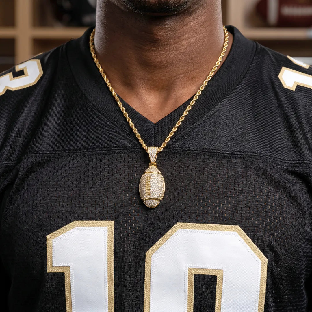 Football Pendant (Gold)