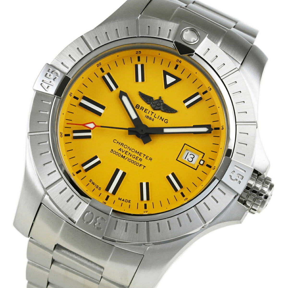 Breitling Avenger Stainless Steel Wristwatch (Pre-Owned)