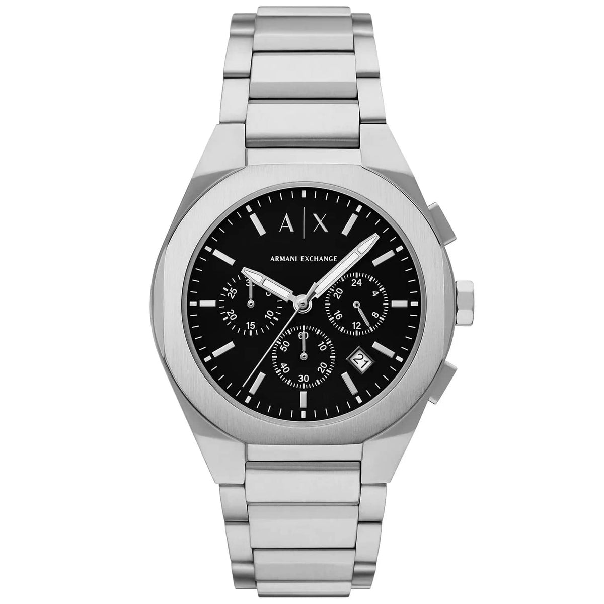 Armani Exchange Men's Rafael Black Dial Watch