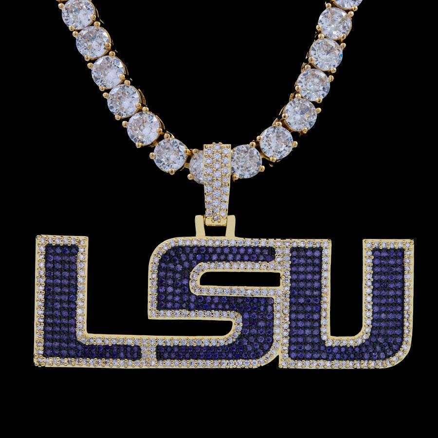 LSU Official NCAA Logo Pendant