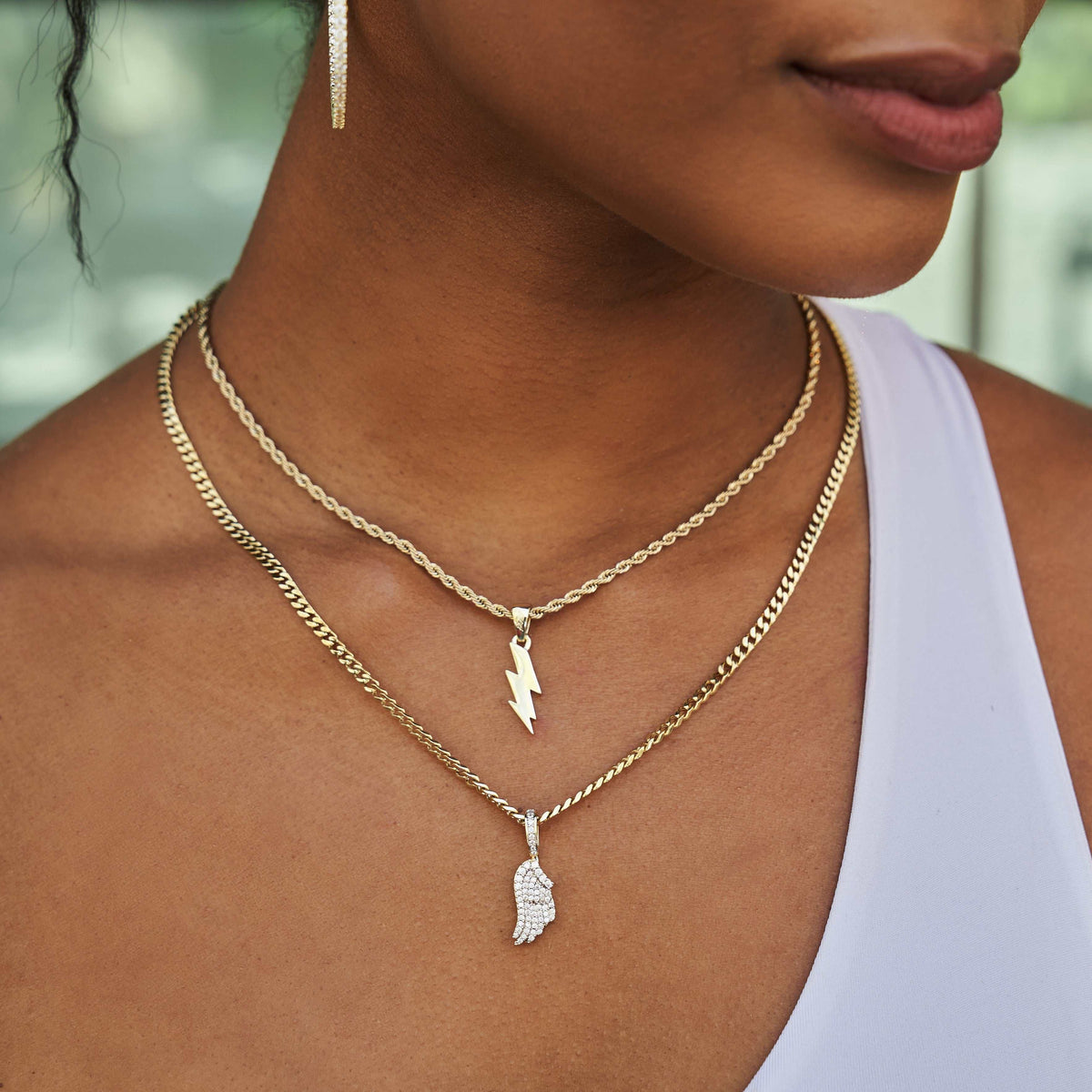 Choose 2 Chains + 2 Pendants - Yellow Gold