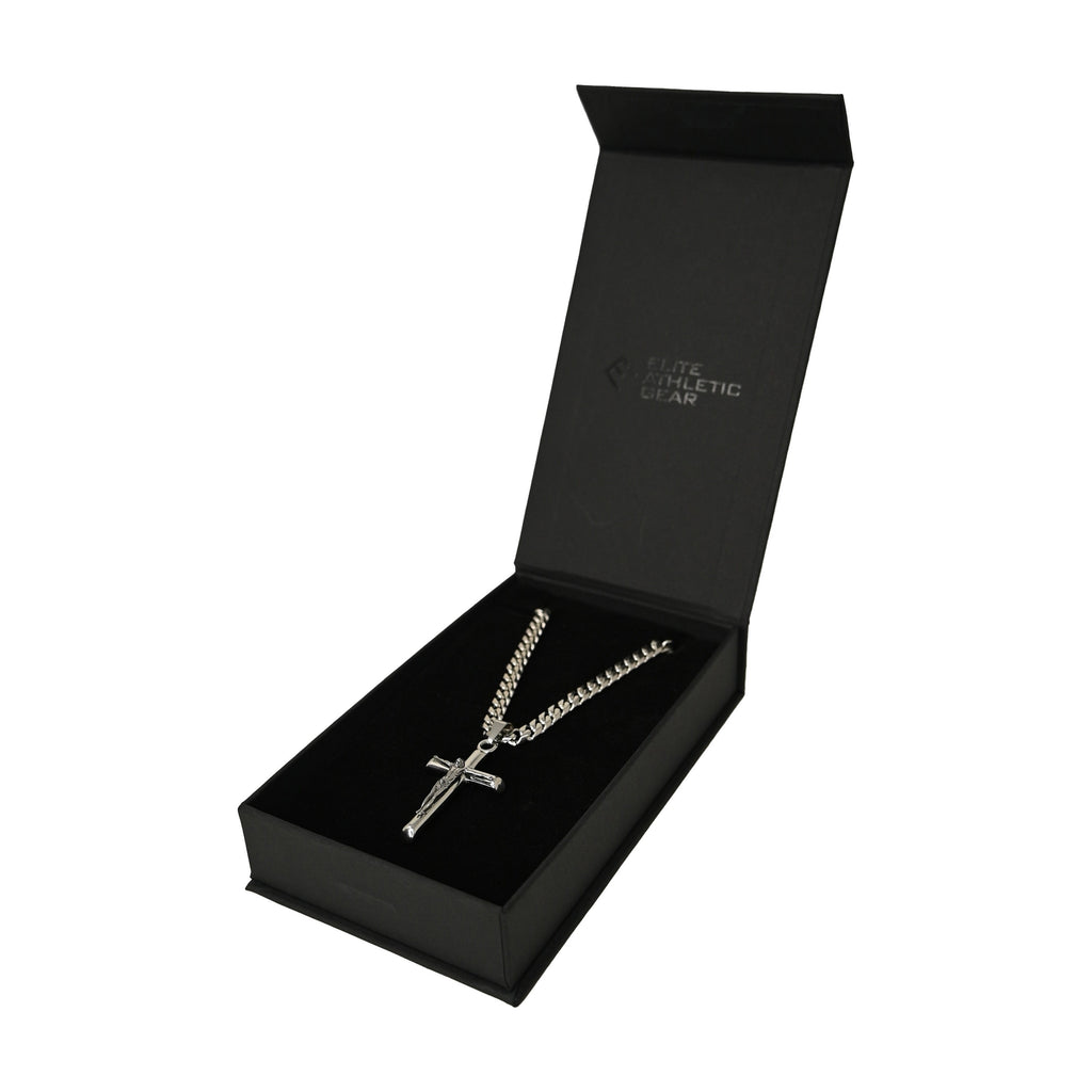 Pro Crucifix Pendant Necklace Pendant Necklace - Stainless Steel