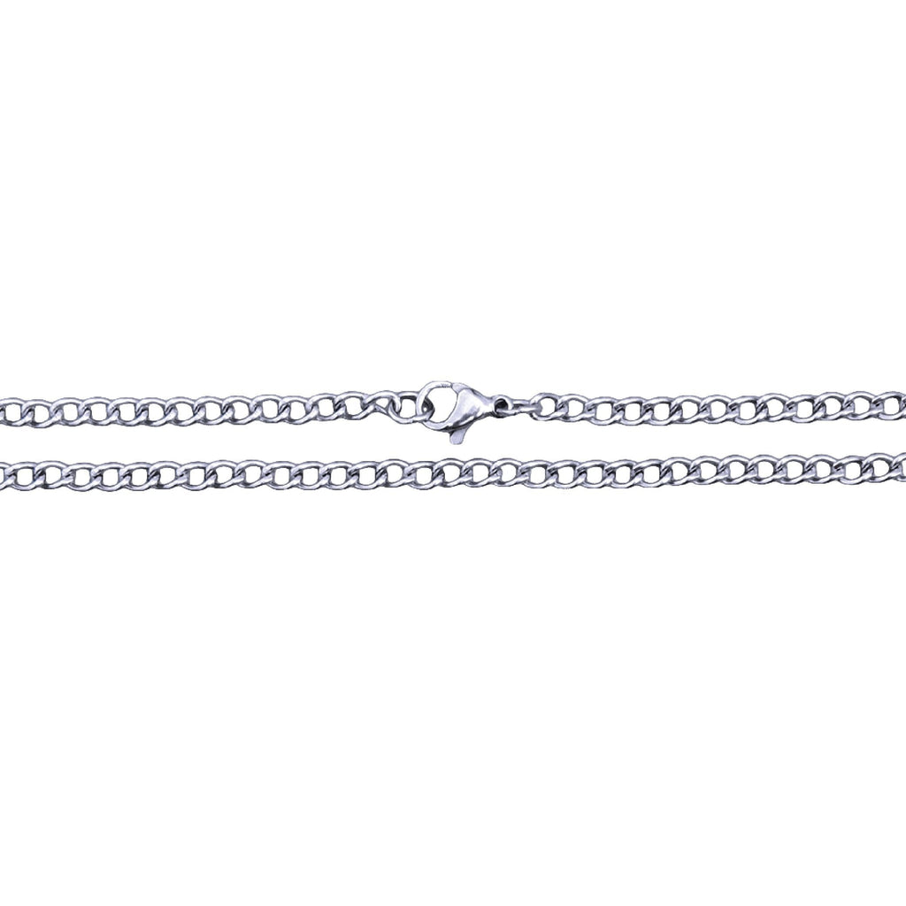 3mm Chain Necklace - Stainless Steel