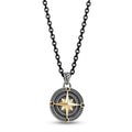 Black & Gold North Star Pendant