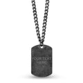 Antiqued Dog Tag