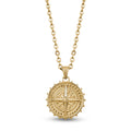 Gold Compass Pendant