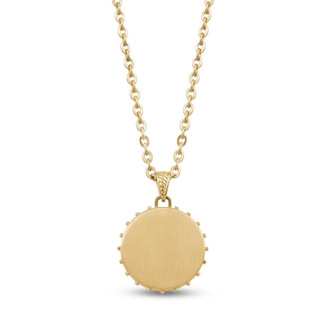 Gold Compass Pendant