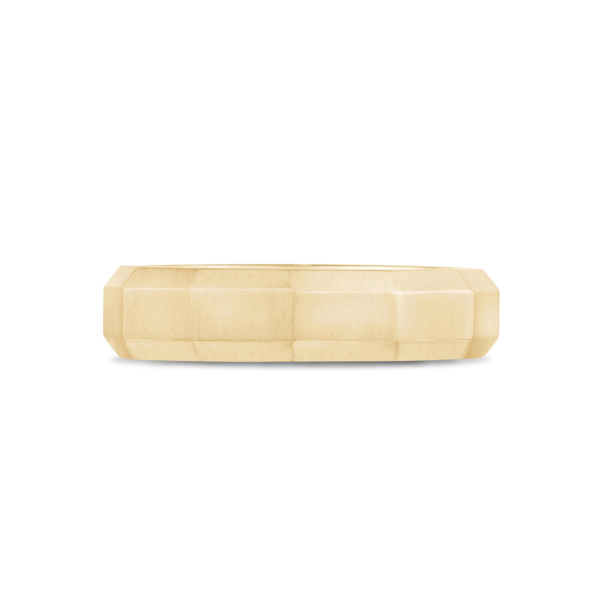 5mm Matte Faceted Band