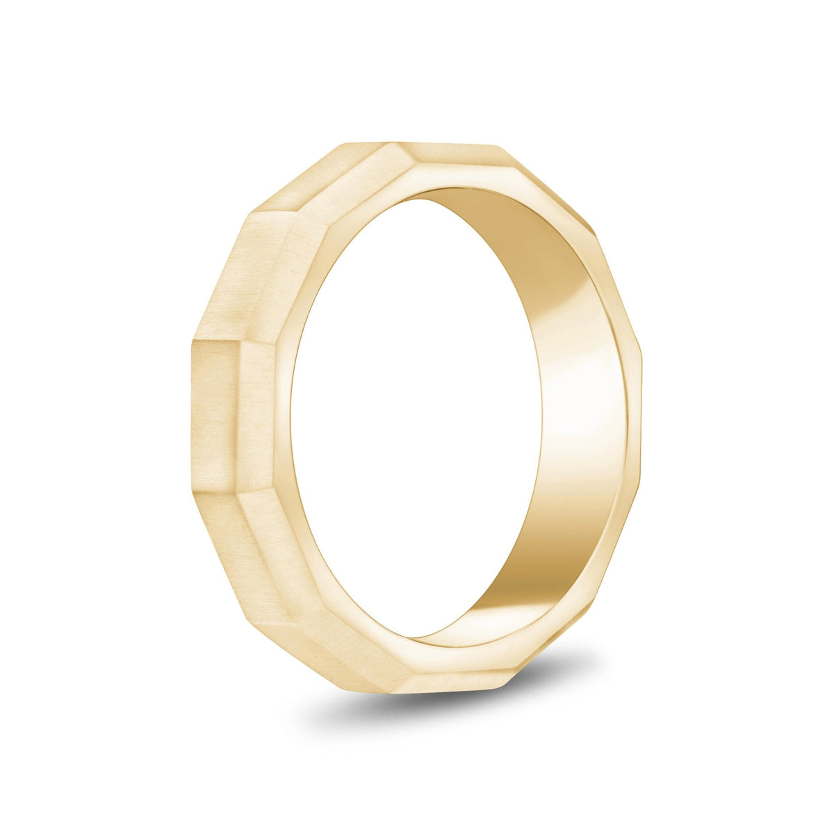 5mm Matte Faceted Band