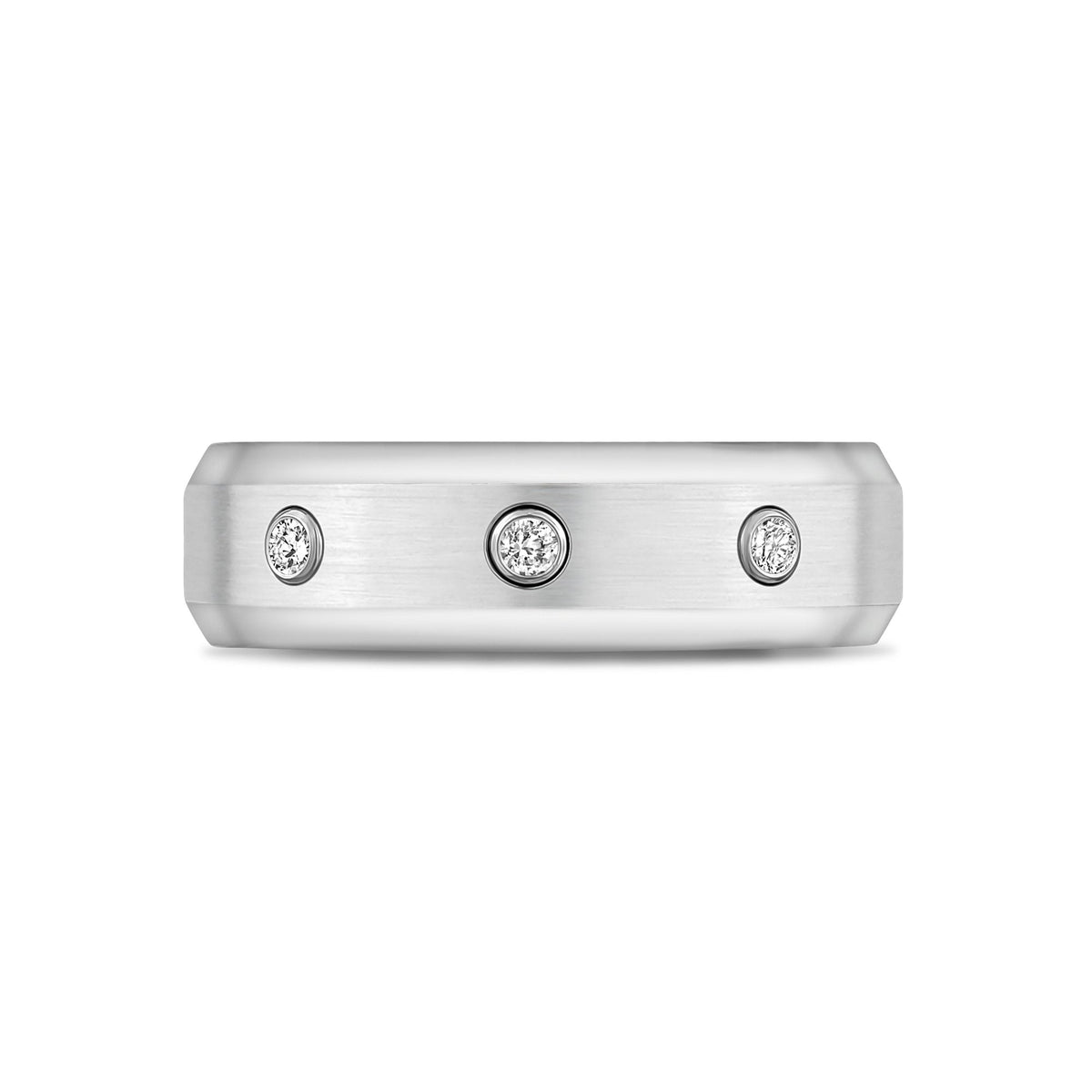7mm Three Stones Band