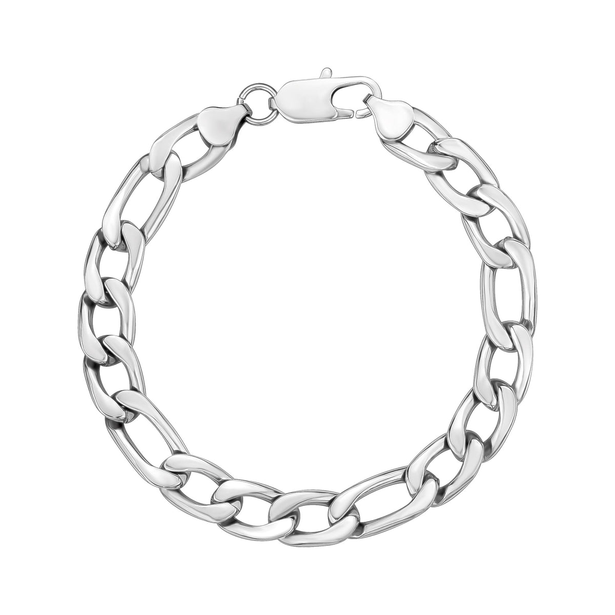 10mm Figaro Link Bracelet