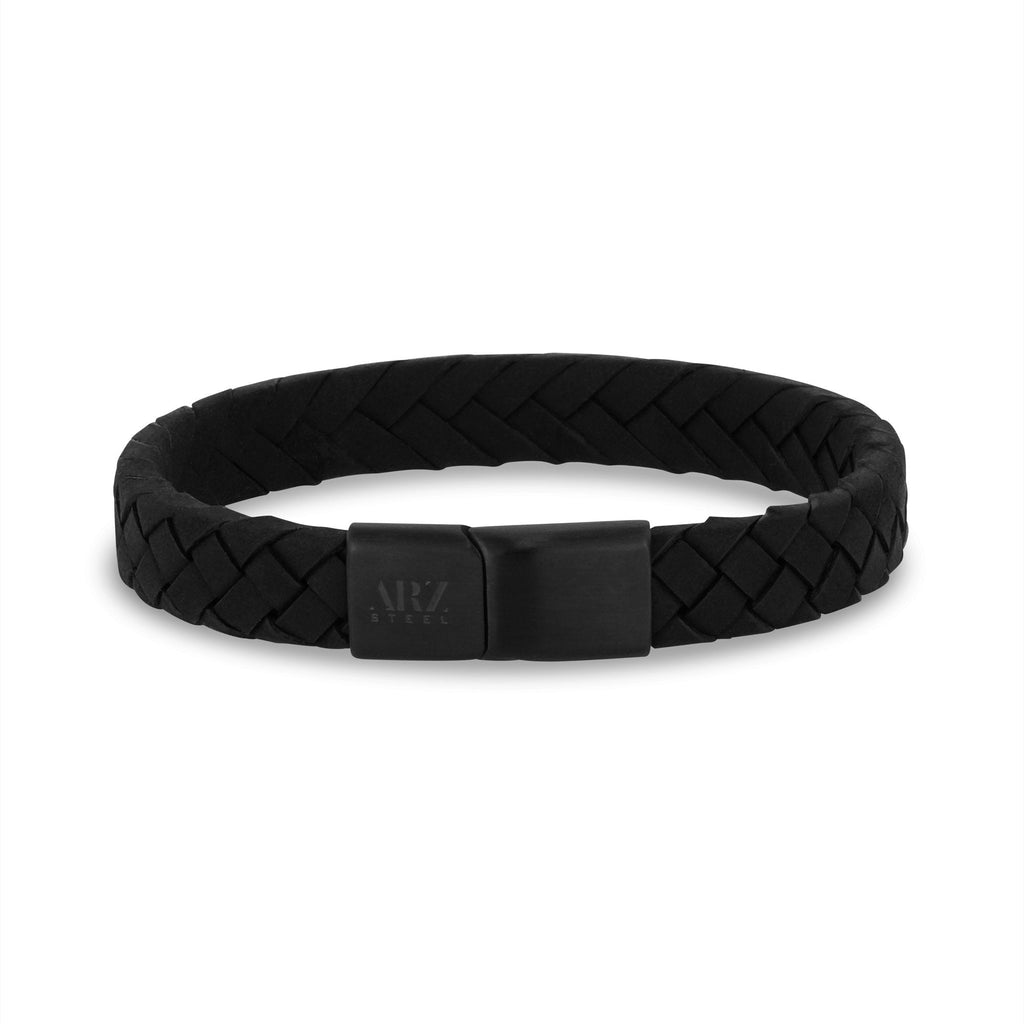 10mm Flat Leather Bracelet