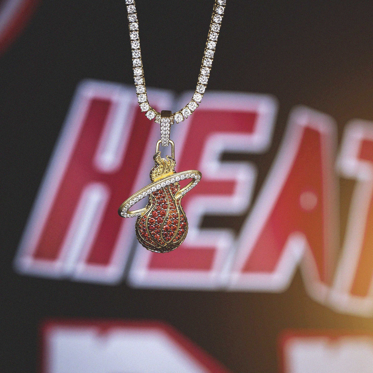 Miami Heat Official NBA Logo Pendant
