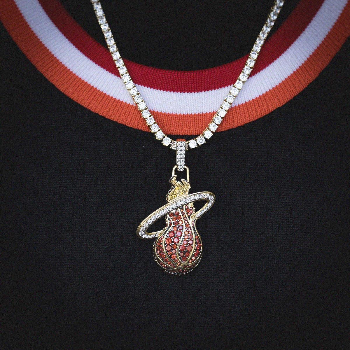 Miami Heat Official NBA Logo Pendant