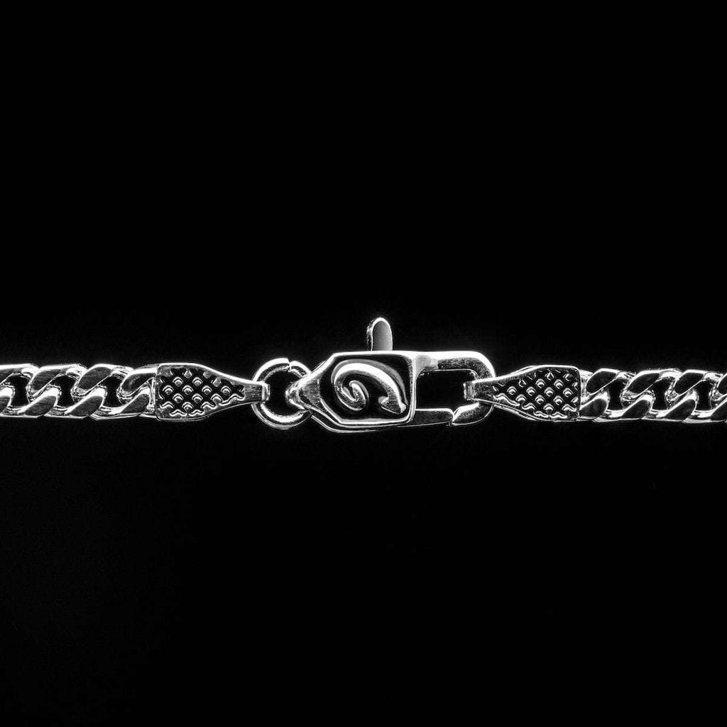 GLD Micro Cuban Chain in White Gold- 3mm