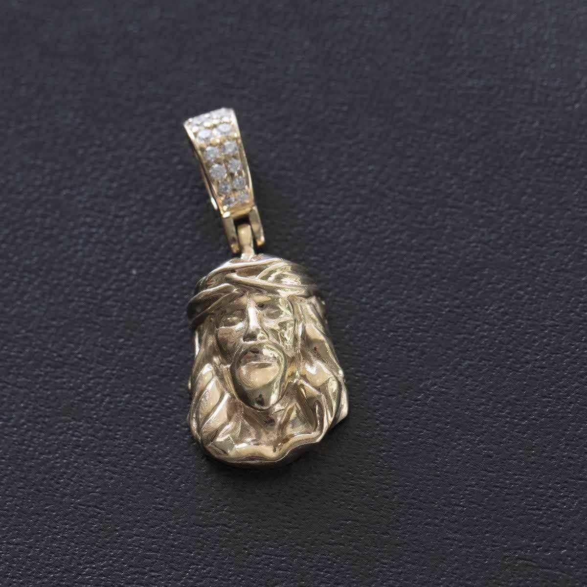 Micro Iced Jesus Pendant