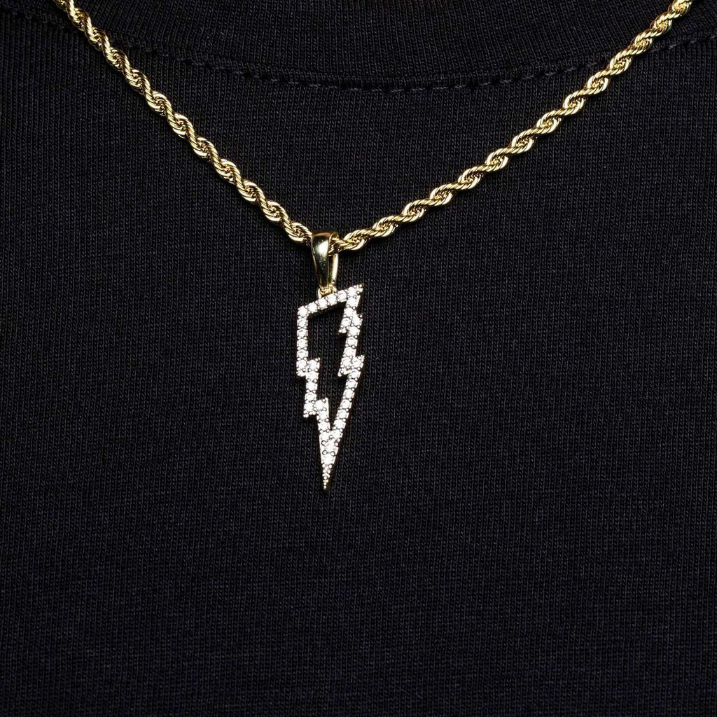 Micro Iced Lightning Bolt