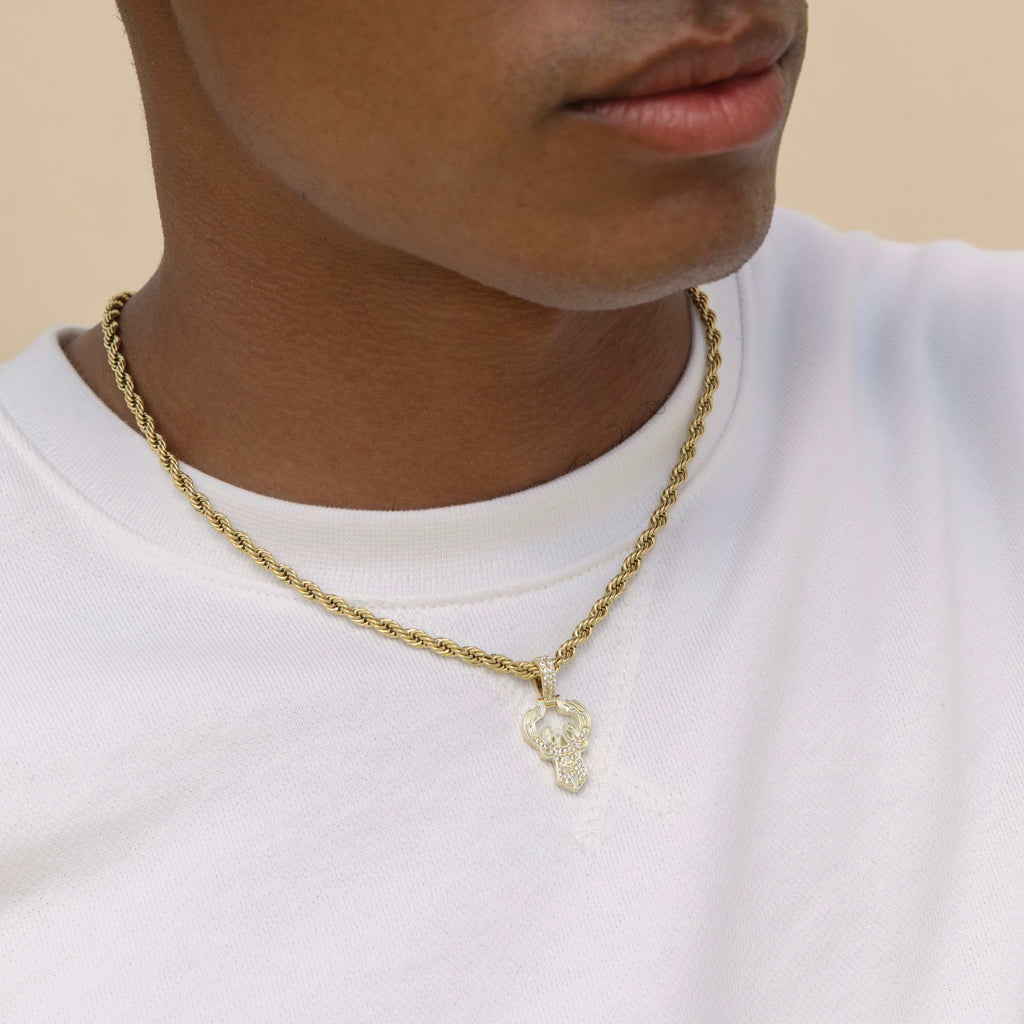 Milwaukee Bucks Official NBA Micro Logo Pendant