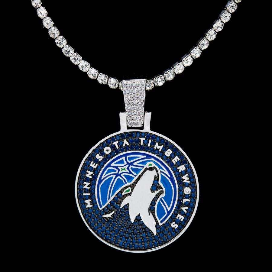 Minnesota Timberwolves Official NBA Logo Pendant