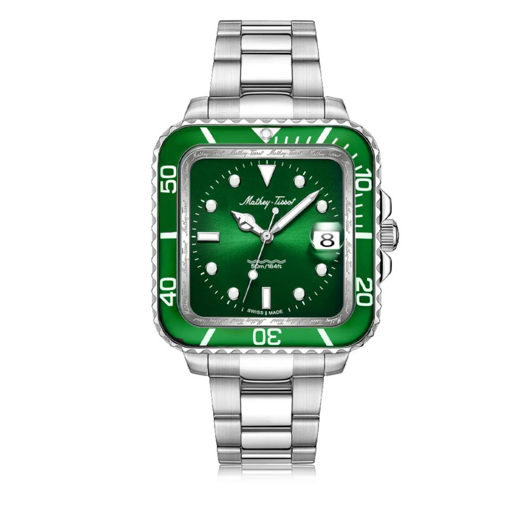 Tissot Men's Mathy Green Dial Watch