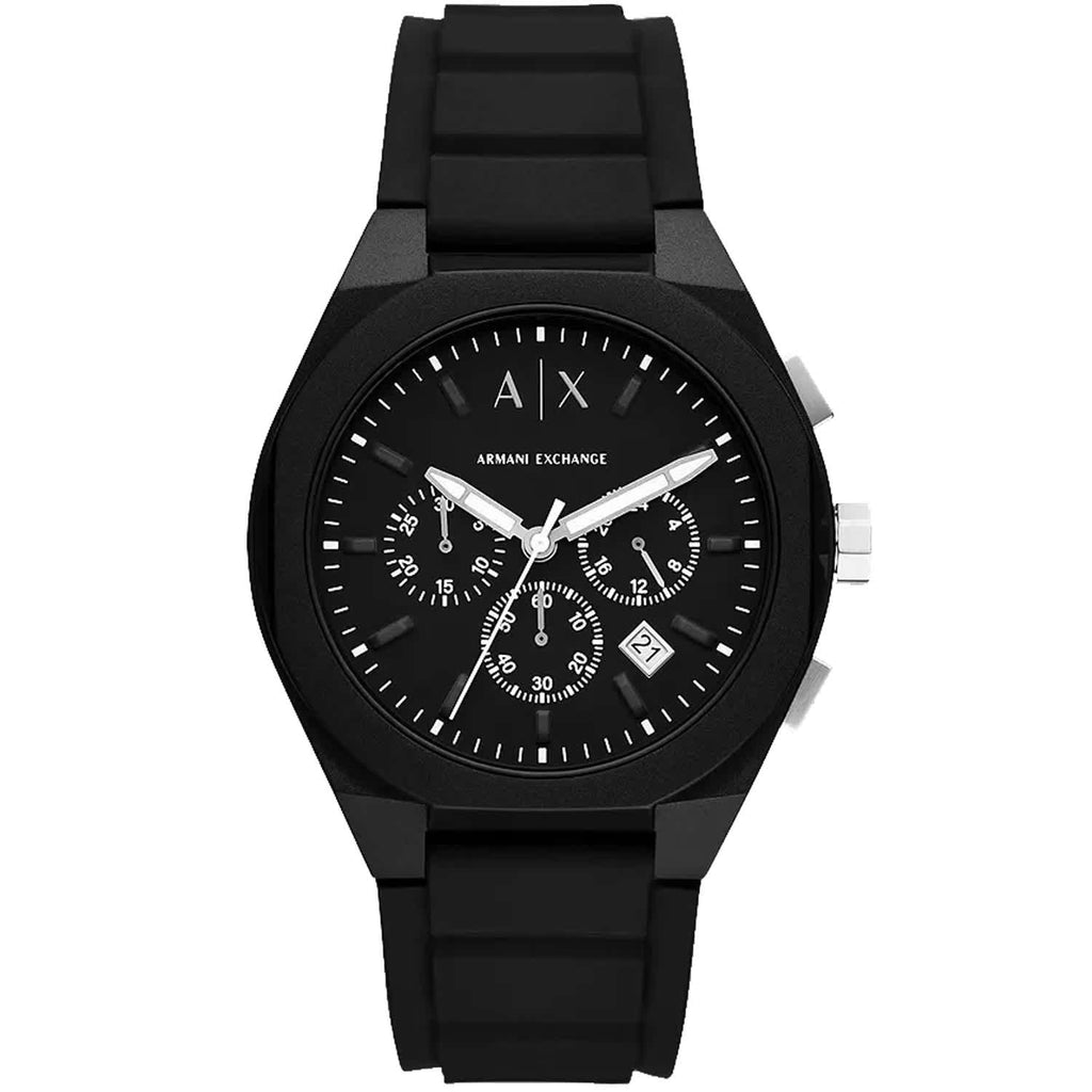 Armani Exchange Men's Rafael Black Dial Watch