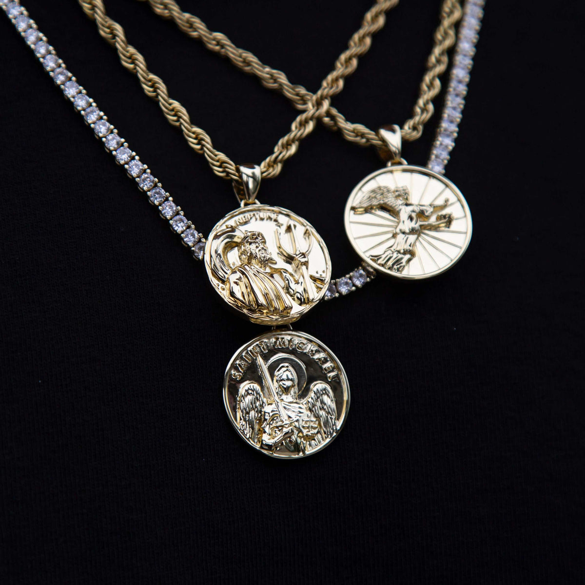 Neptune Coin Pendant