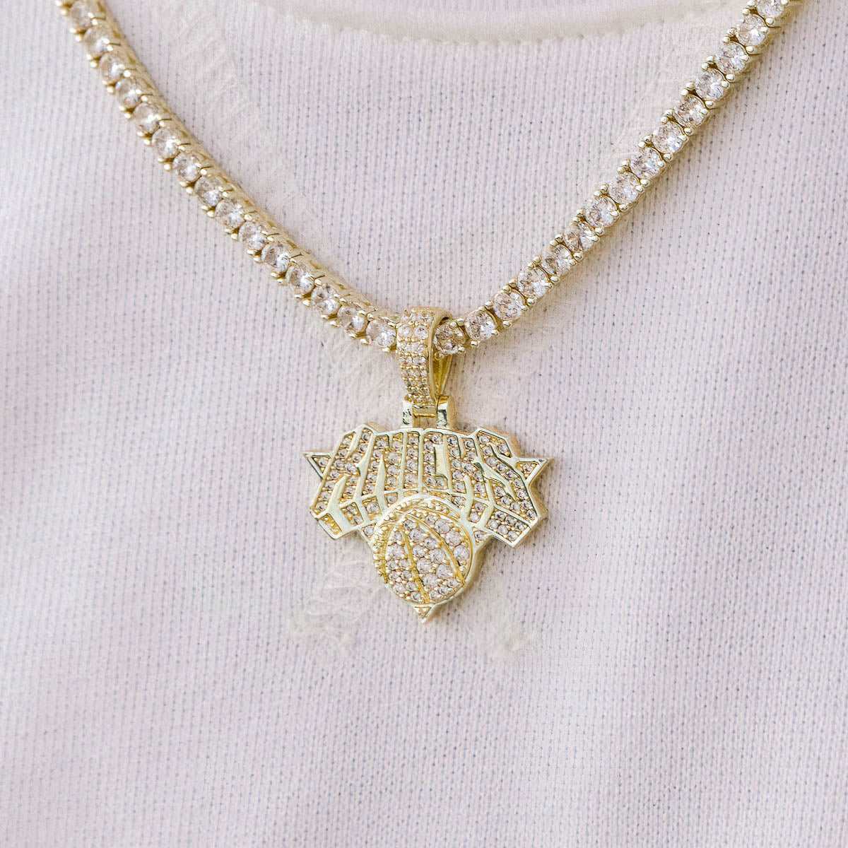 New York Knicks Official NBA Micro Logo Pendant