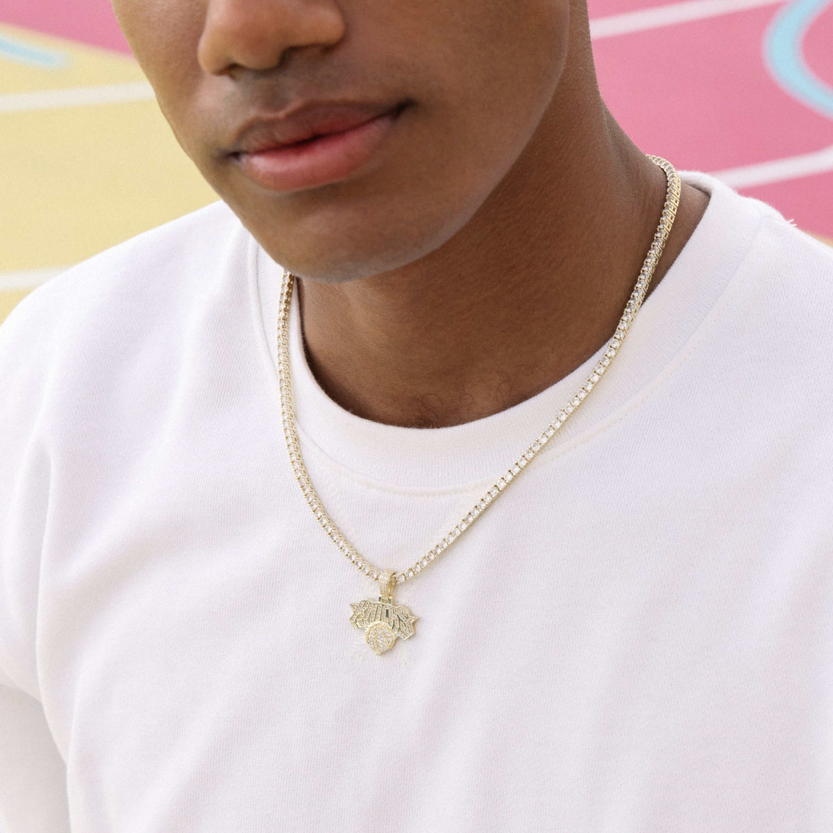 New York Knicks Official NBA Micro Logo Pendant