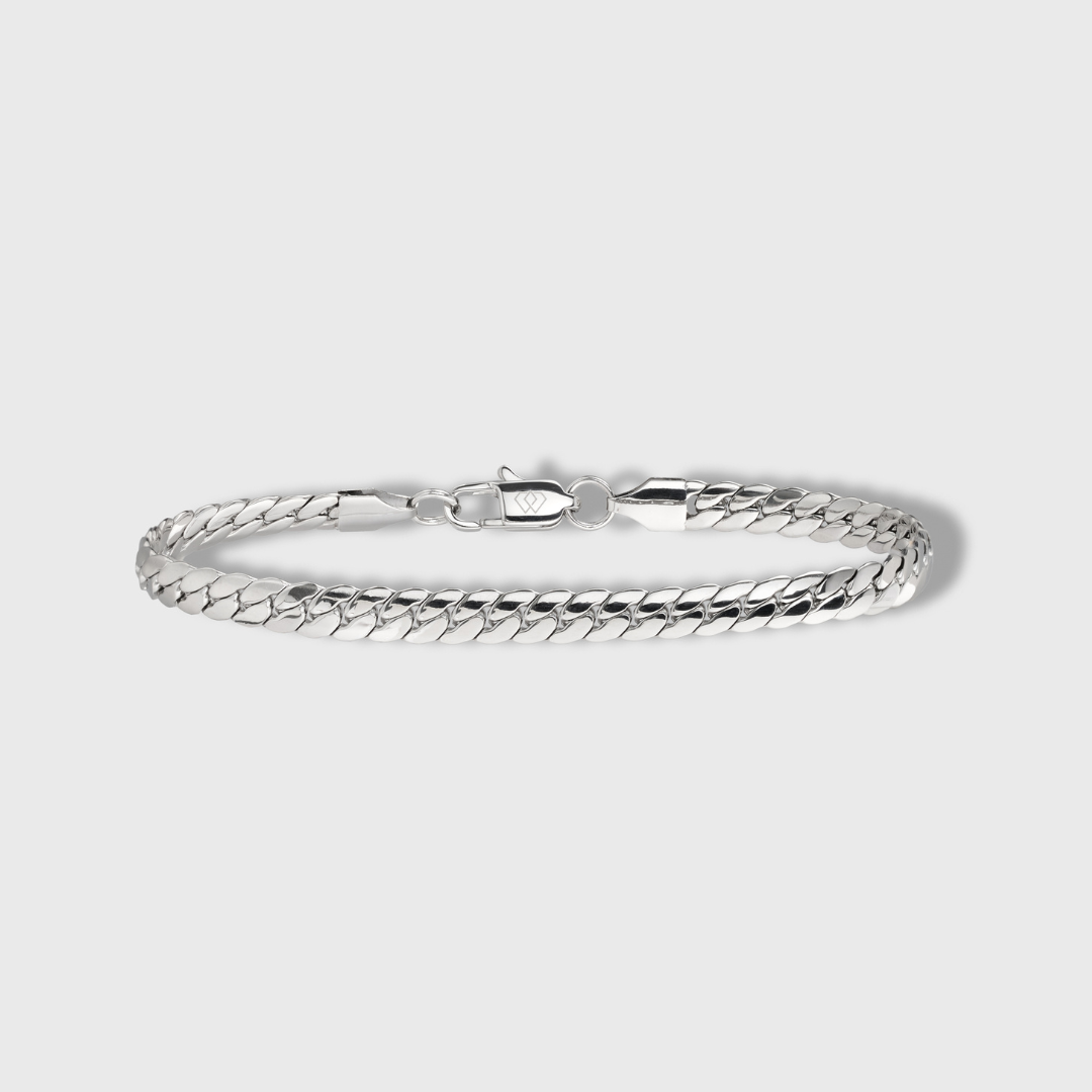 Miami Cuban Link Chain + Bracelet (Silver) - 5mm