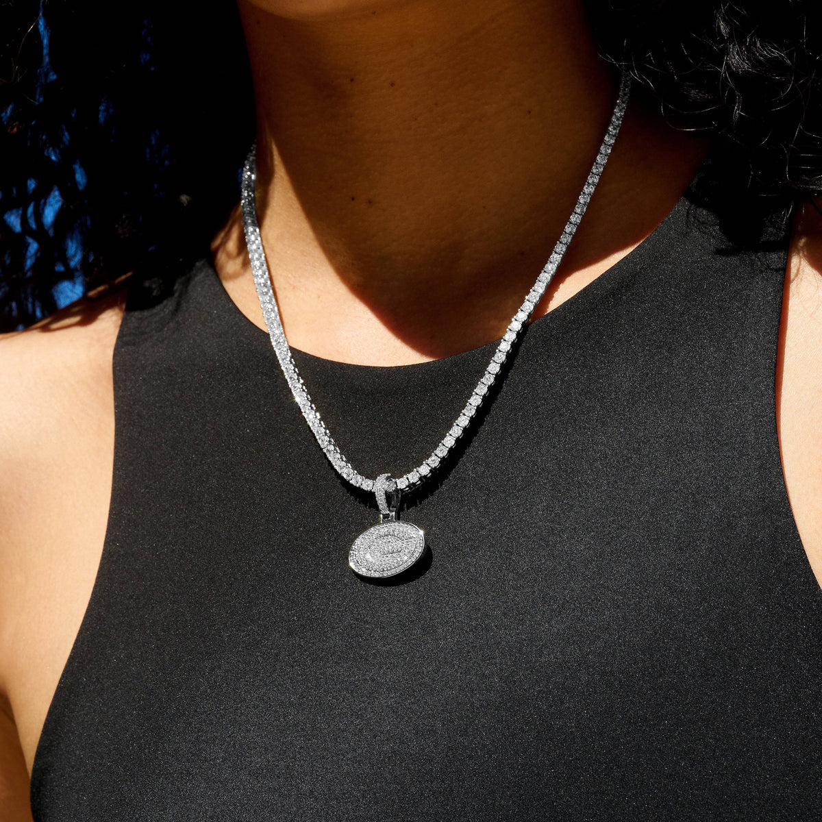 Green Bay Packers Official NFL Micro Logo Pendant in White Gold