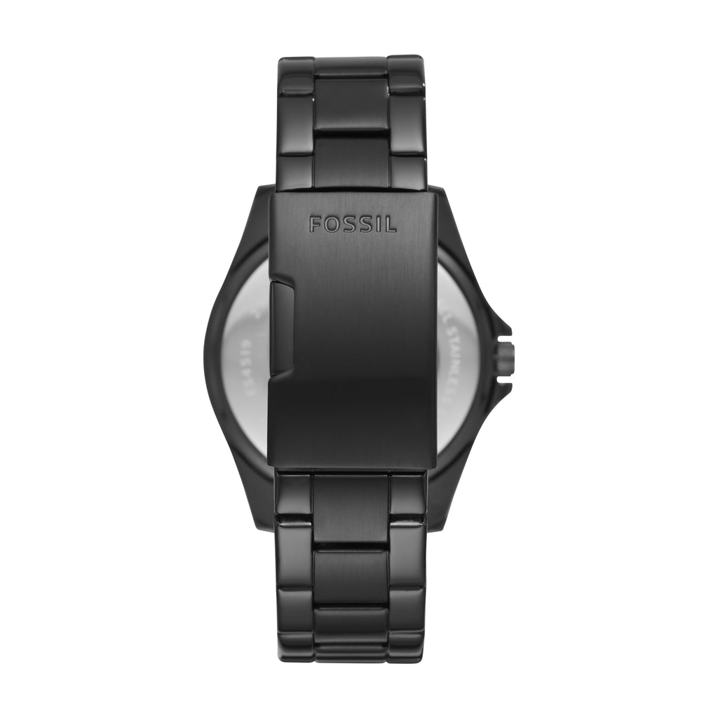 Fossil Women's Riley 38mm Multifunction, Black Stainless Steel Watch