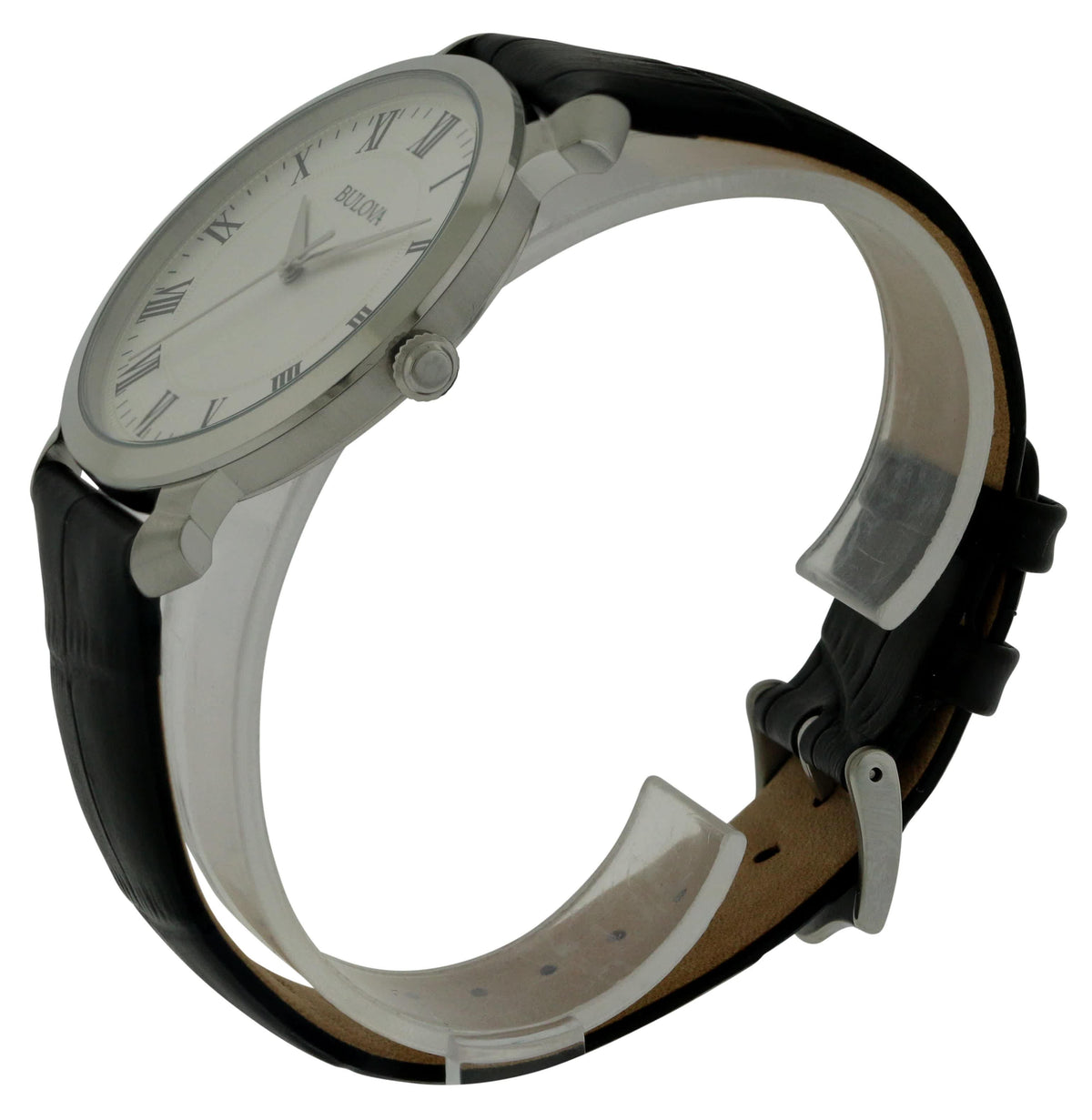 Bulova Leather Mens Watch